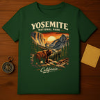Yosemite National Park Bear California Graphic T-shirt