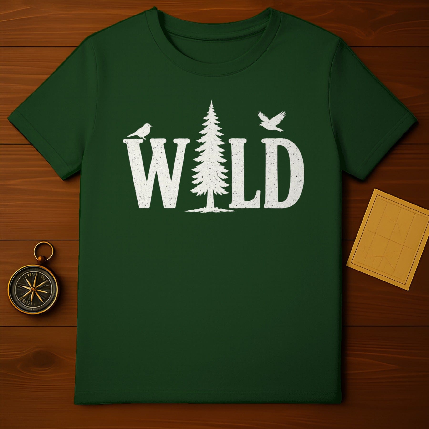 Wild Nature Themed Outdoor Adventure Shirt