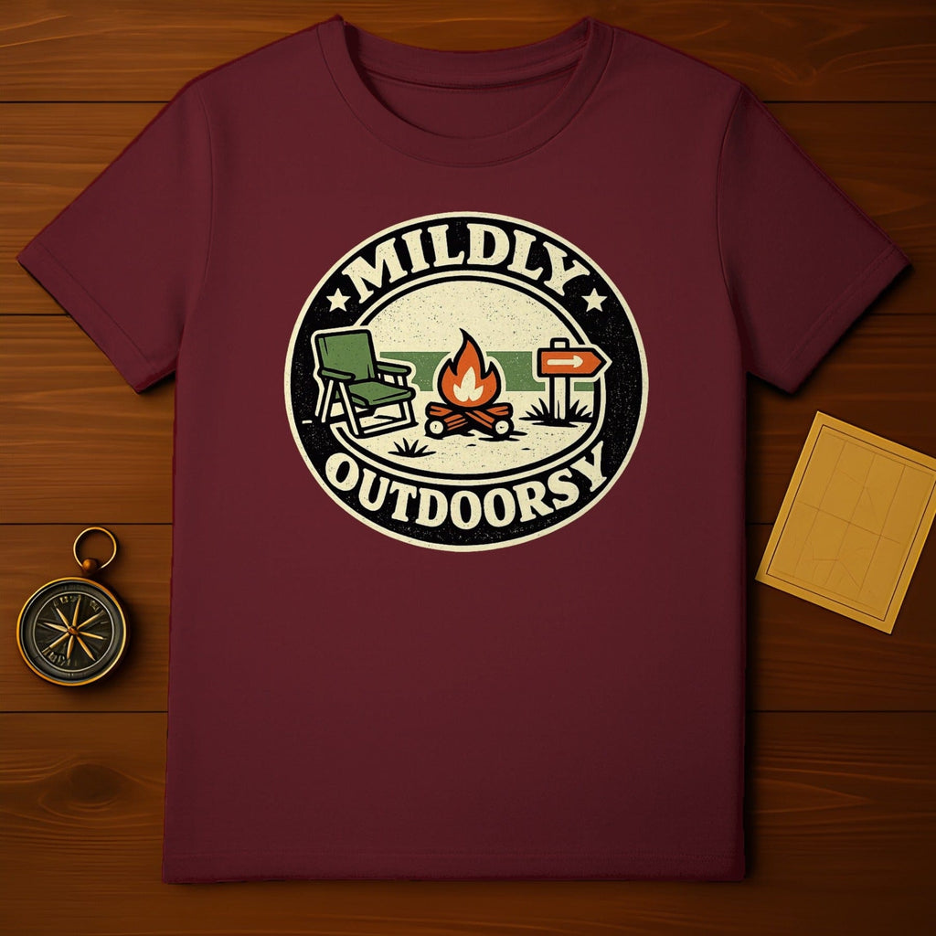 Mildly Outdoorsy Graphic Tee for Adventure Enthusiasts