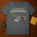 Take Only Pictures Leave Only Footprints Camping Shirt