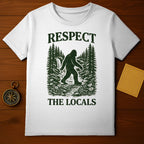 Respect The Locals Bigfoot Graphic T-Shirt