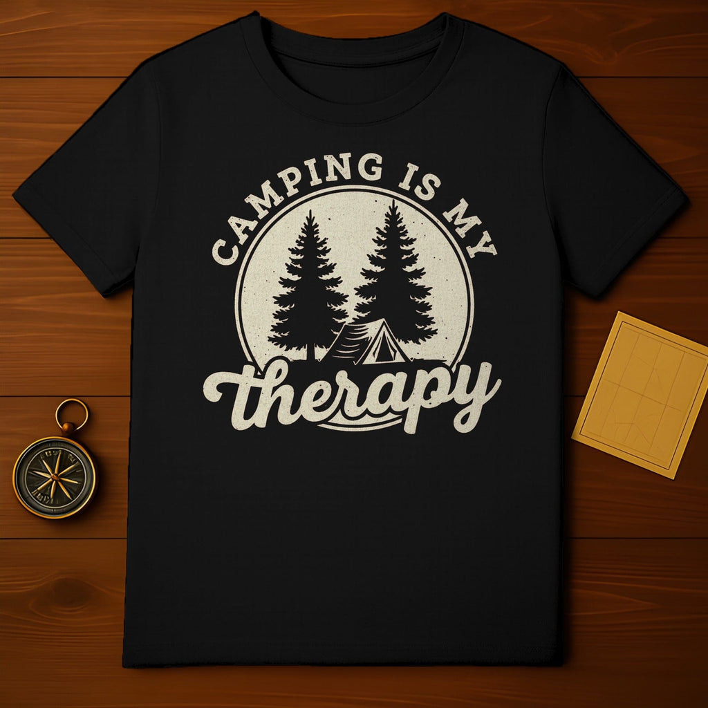 Camping Is My Therapy T-shirt Outdoor Enthusiast Shirt