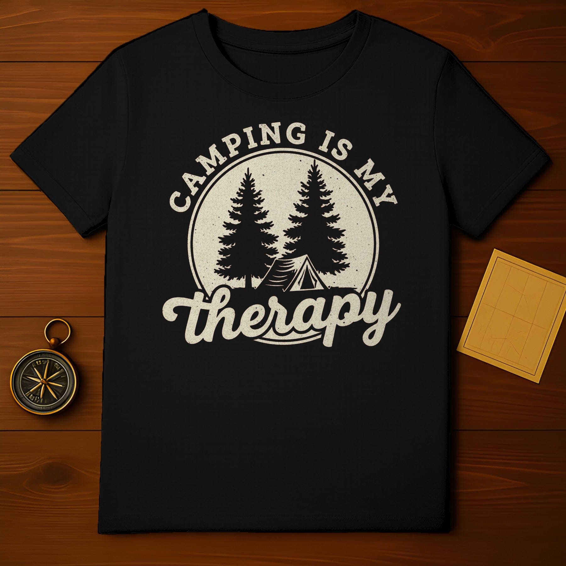 Camping Is My Therapy T-shirt Outdoor Enthusiast Shirt