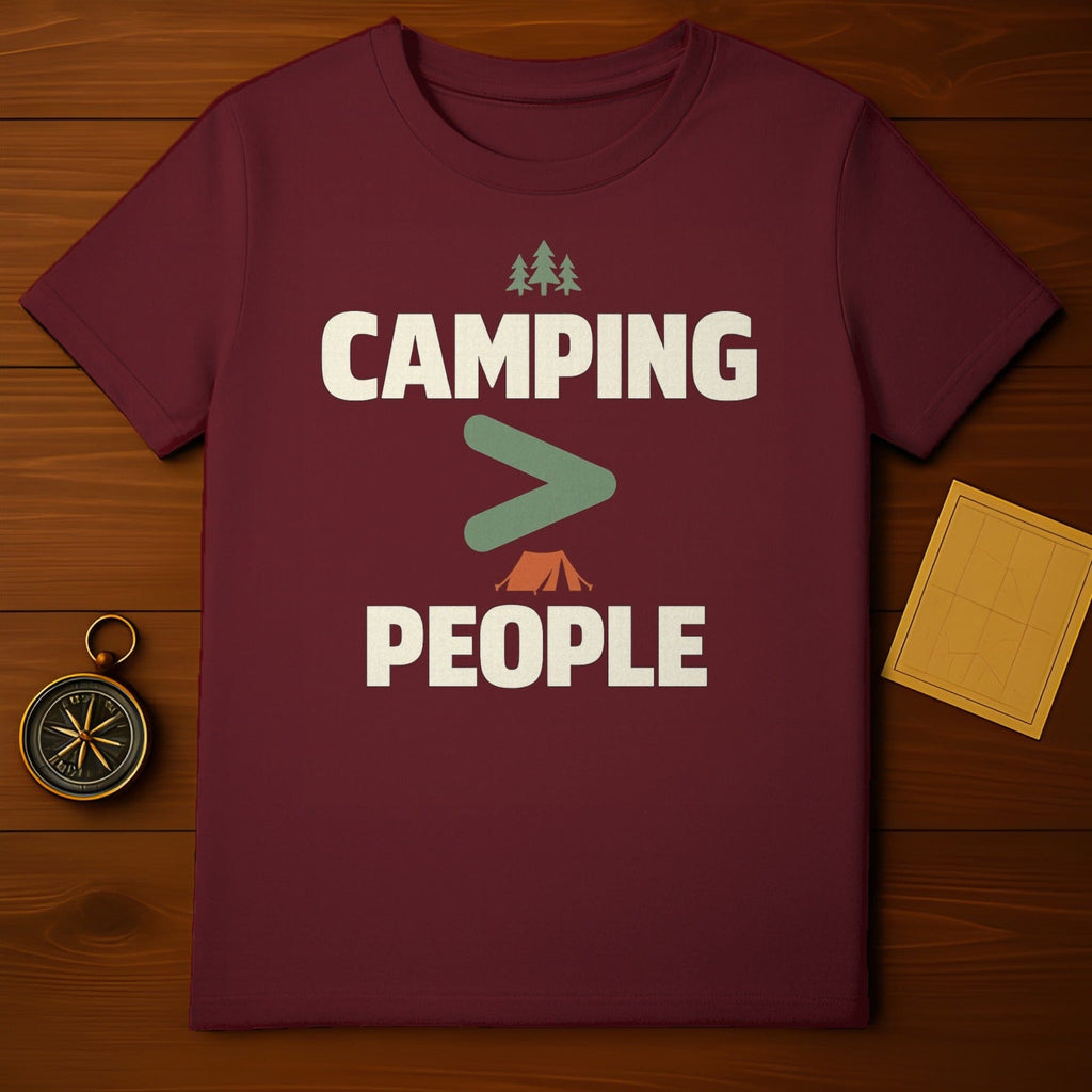 Camping > People Fun Quote Maroon Outdoors product type