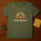 Camping Tent Campfire Social Distance Stars Trees product type