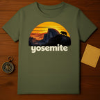 Yosemite Sunset Bear Mountains Forest Scenic National Park product type