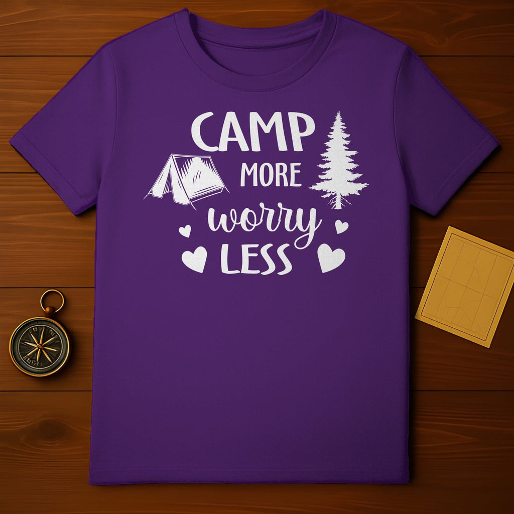Camp More Worry Less T-Shirt