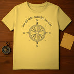 Not All Who Wander Are Lost Compass T-shirt