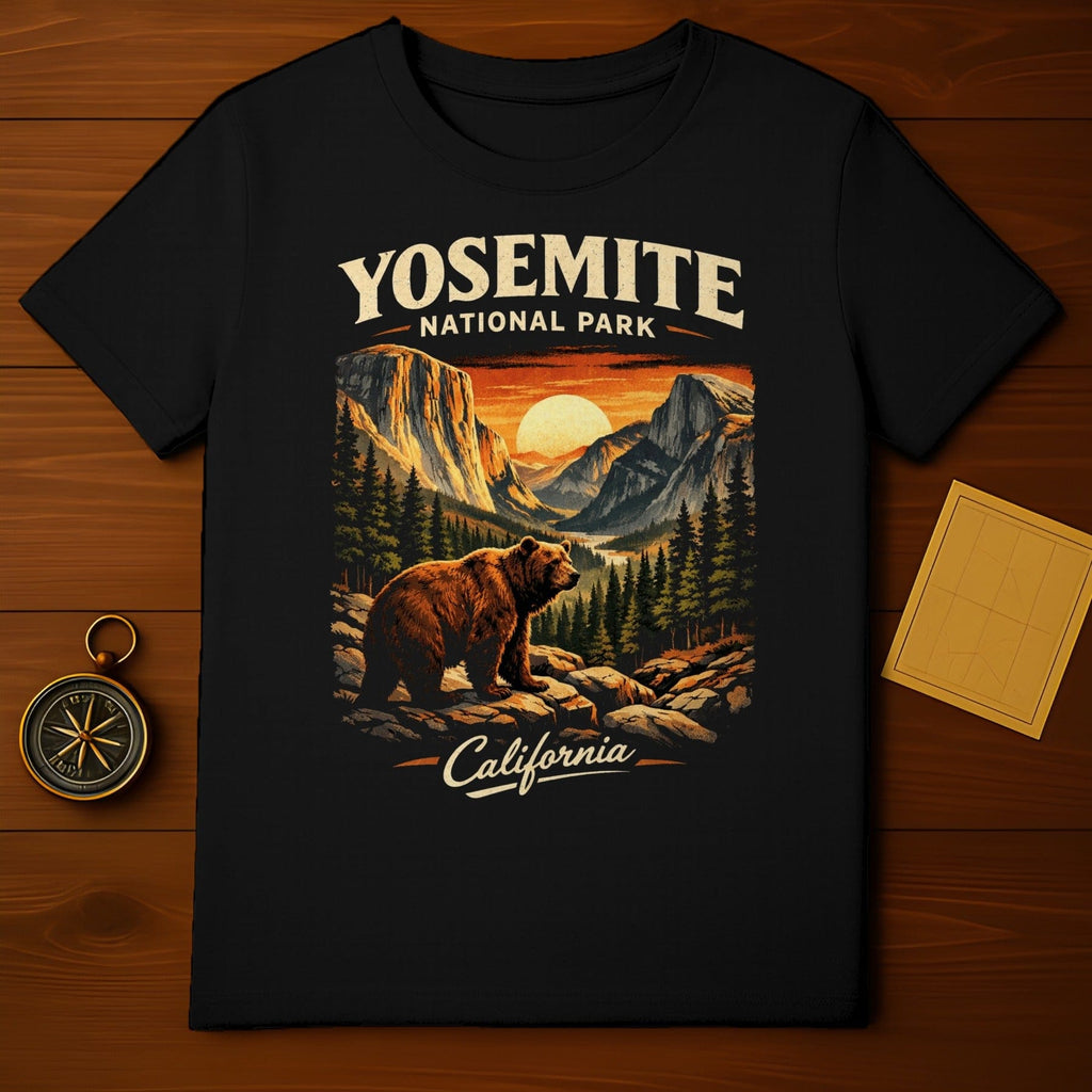 Yosemite National Park Bear Shirt Outdoors California Vintage