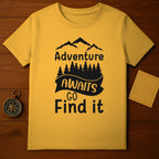 Adventure Awaits Go Find It Motivational T-Shirt