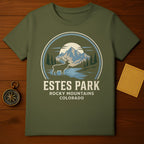 Estes Park Rocky Mountains Colorado Deer Design product type
Estes Park, Rocky Mountains, Colorado, National Park, Outdoors, Nature, Wildlife, Deer, Elk, Mountains, Forest, Lake, Adventure, Hiking, Camping, Travel, Souvenir, Vintage Style, Retro Design, Colorado Gifts
