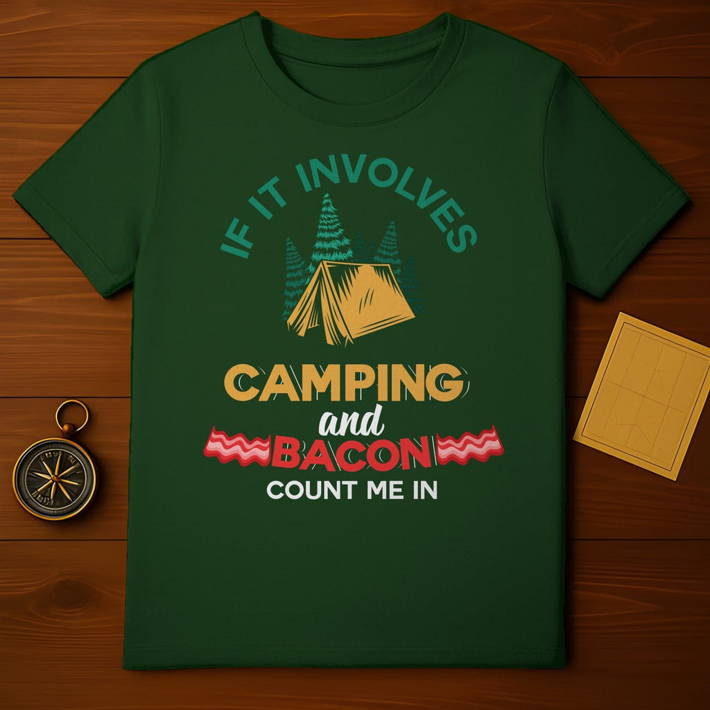 Camping & Bacon T-Shirt