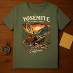 Yosemite National Park California Bear T-Shirt