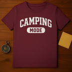 Camping Mode Graphic Print T-Shirt for Camping Lovers