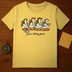 Just a Hiking Goose Graphic T-Shirt for Outdoor Fans