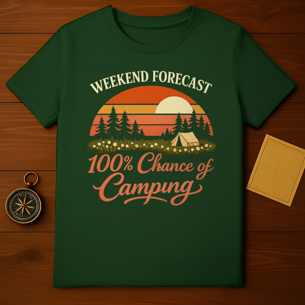 WEEKEND FORECAST 100% Chance of Camping product type