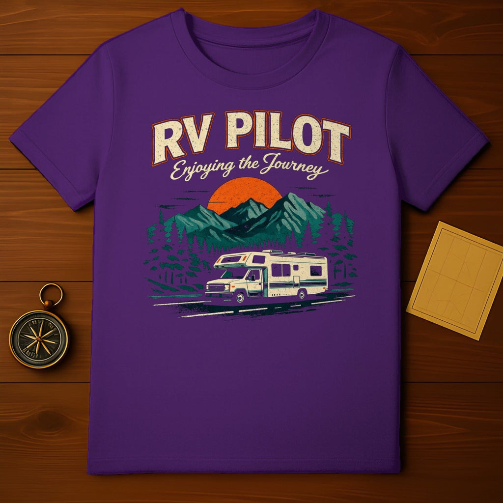 RV Pilot Enjoying the Journey Graphic T-Shirt