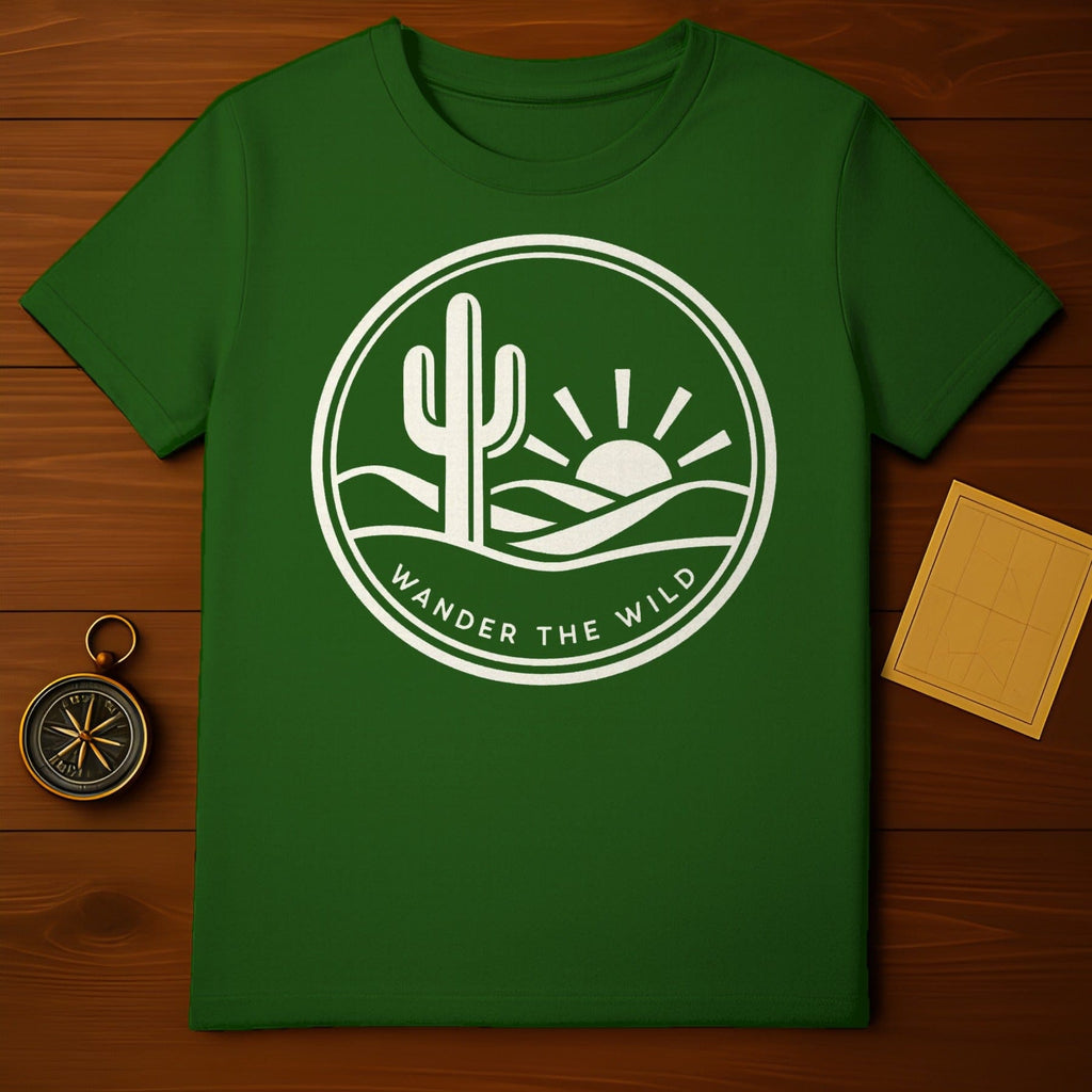 Green Wander The Wild Cactus Sun Graphic product type