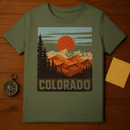 Colorado Mountains Vintage Design T-Shirt product