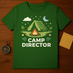Camp Director Shirt with Camping Graphic Design