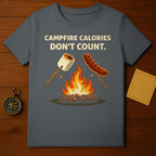 Campfire Calories Don't Count Graphic T-Shirt