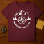 The Mountains Are Calling Compass Adventure T-Shirt