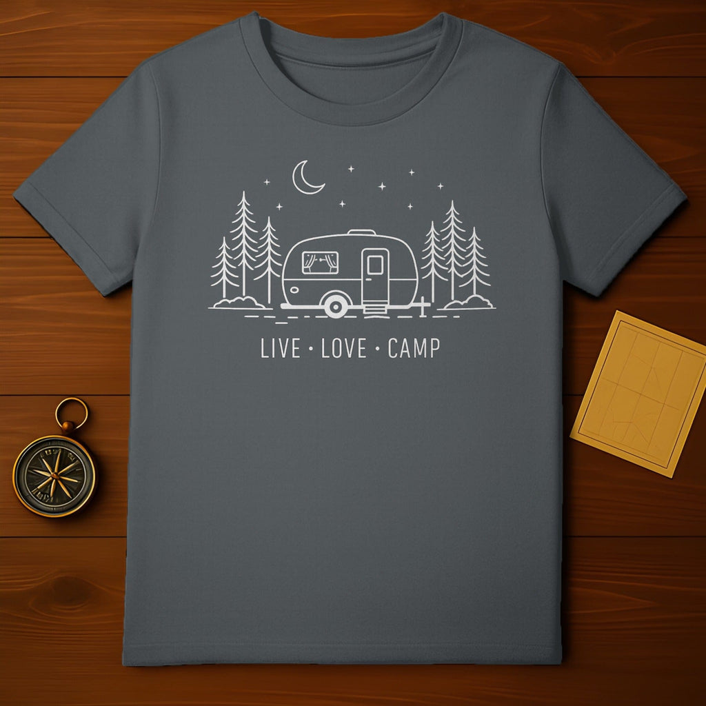 Live Love Camp Camper Trees Night Sky Outdoor Adventure product type