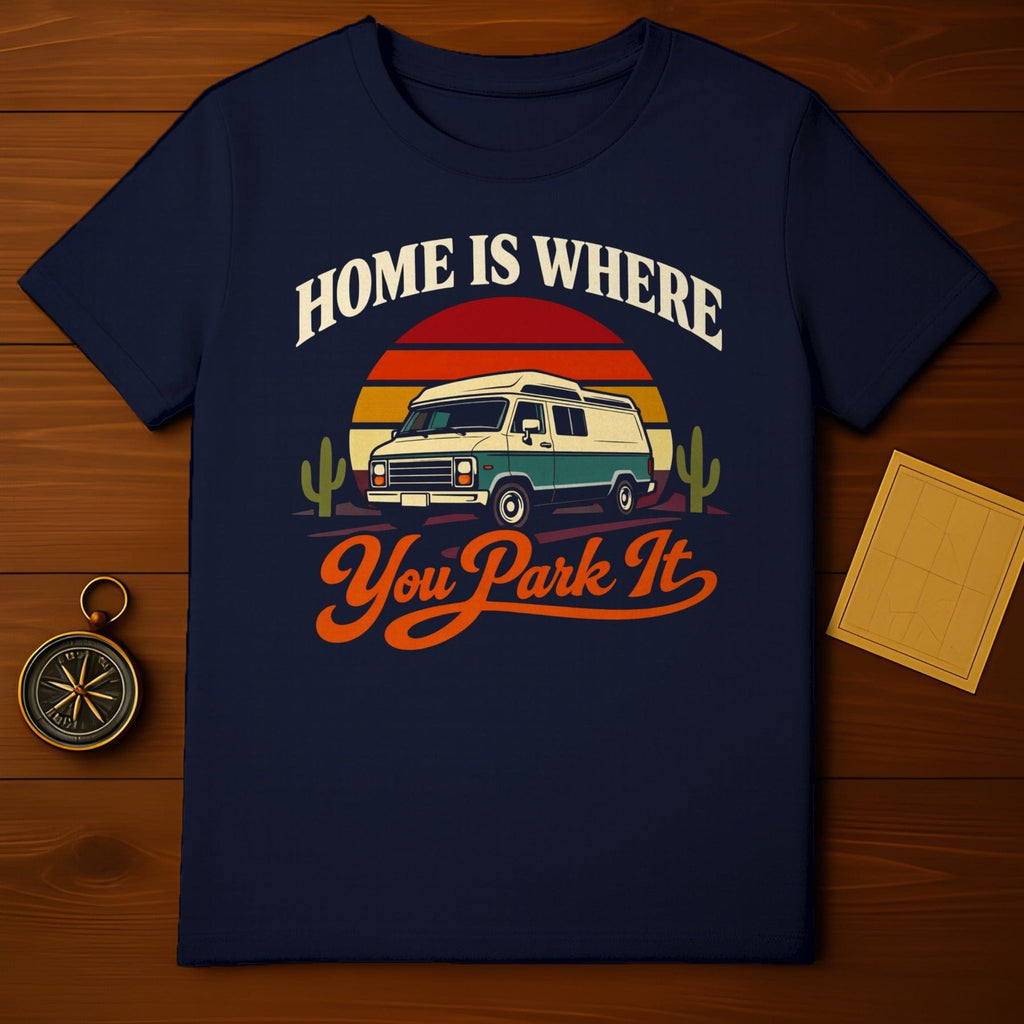 Retro Camper Van Sunset Home Is Where You Park It product type
