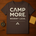 Camp More Worry Less Outdoor Enthusiast Shirt