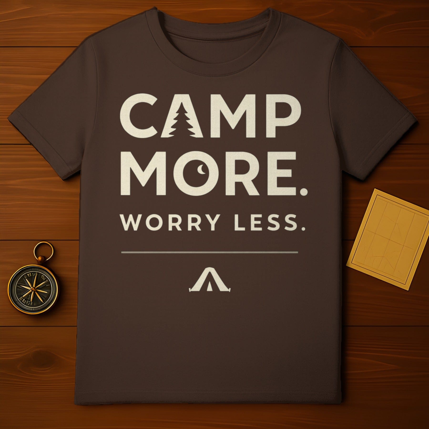 Camp More Worry Less Outdoor Enthusiast Shirt