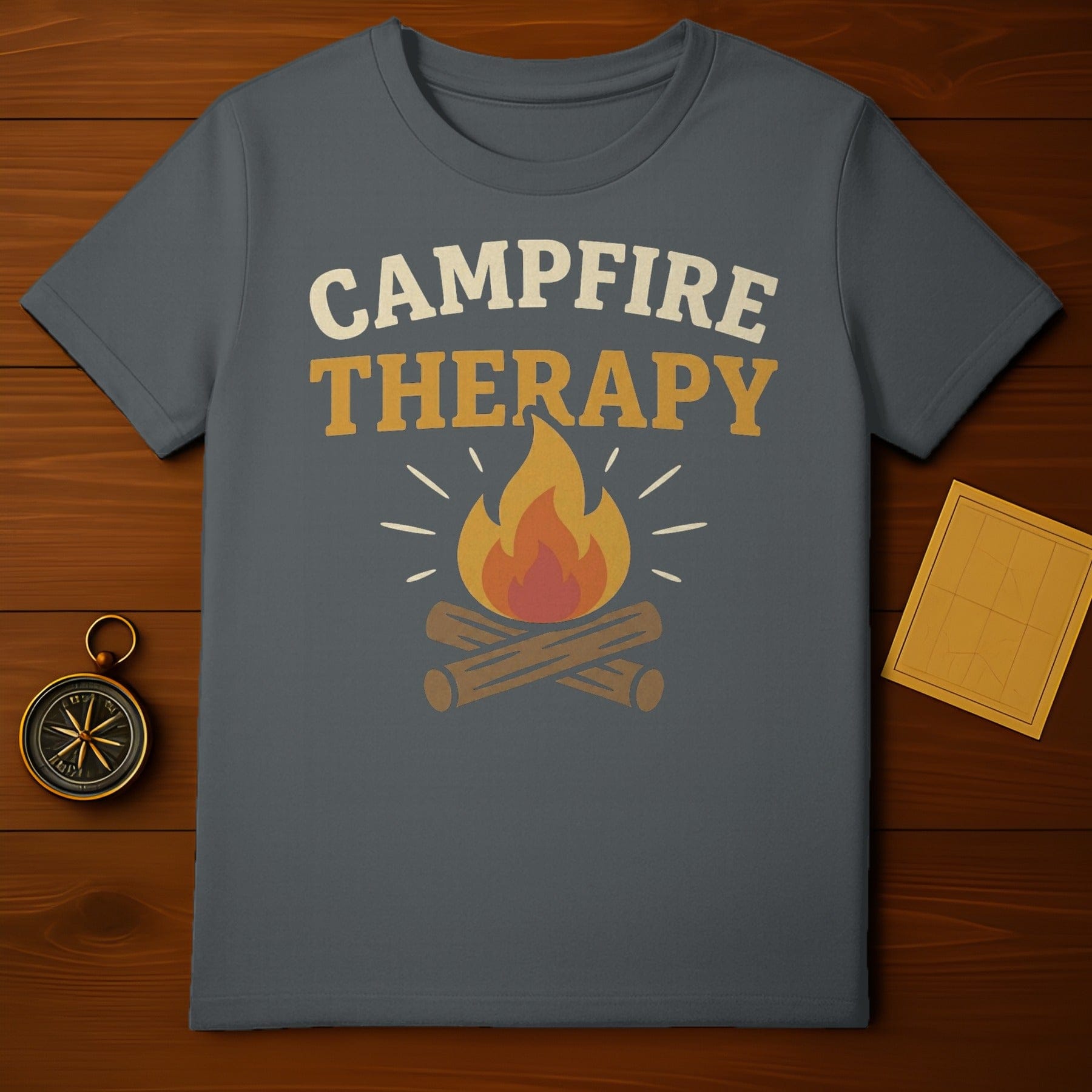Campfire Therapy Outdoor Adventure Retreat Graphic product type