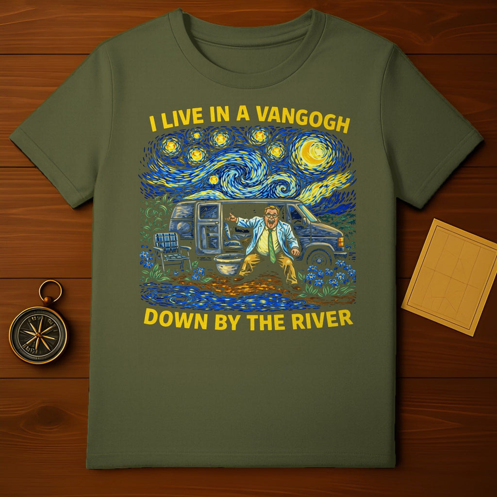 I Live In A Van Gogh Down By The River Shirt