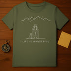Life is Wanderful Design T-shirt for Adventure Lovers