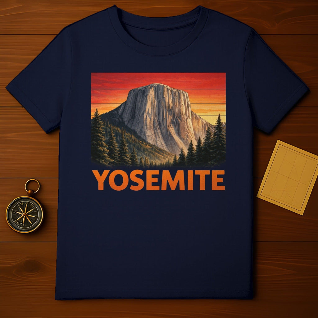 Yosemite El Capitan Sunset Forest Nature Explore product type